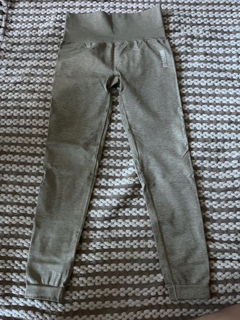 Gymshark Olive beige High-Waisted Leggings